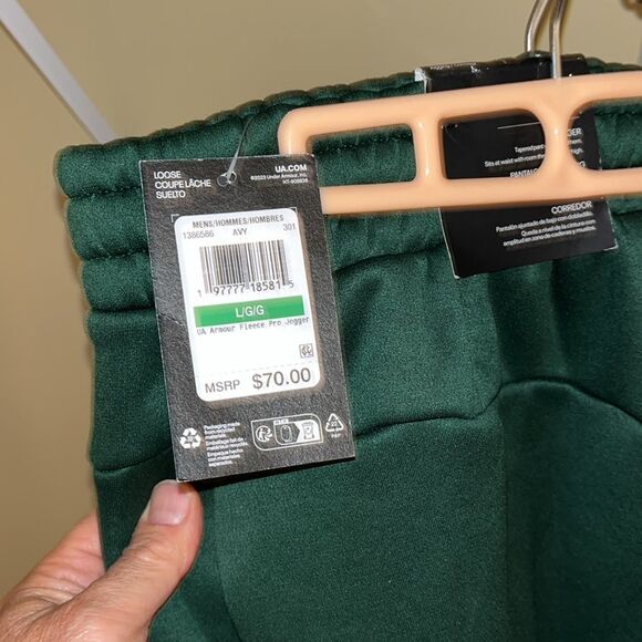 New UA Green Oregon Ducks Celtics Spartans color track Casual pants sweatpants - Picture 2 of 6